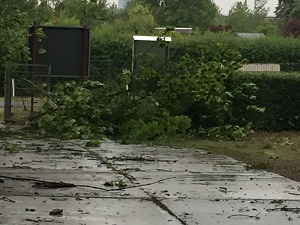 Mehr über den Artikel erfahren Sturmtief Paul hinterlässt Spuren – 22.06.2017